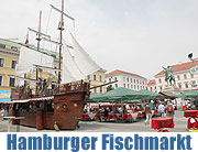Hamburger Fischmarkt auf dem Wittelsbacher Platz (Foto: Martin Schmitz)
